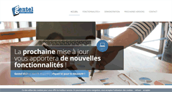 Desktop Screenshot of gentel.fr